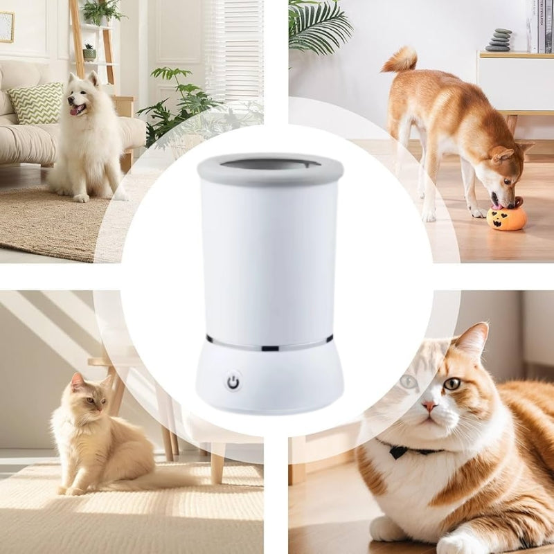 Limpiador y masajeador automático de patas para mascotas